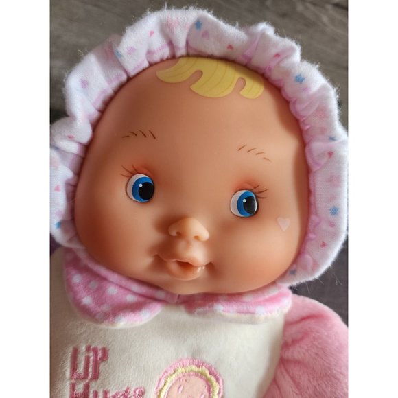 Berenguer Babies  Lil' Hugs Pink Baby Doll Plush Rattle Soft Toy Stuffed 12" - Picture 4 of 8